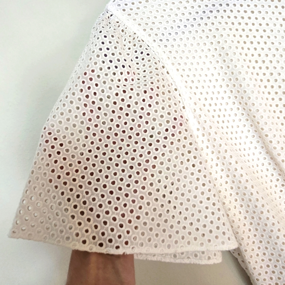 J. Crew White Eyelet Midi Dress - Picture 2 of 7
